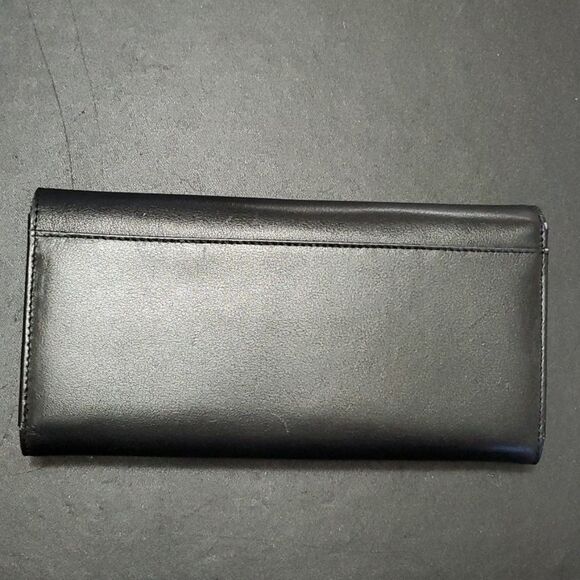 Stealth Mode black and tanish brown leather wallet - Picture 2 of 12
